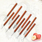 Maxbell Pottery Sculpting Tool Gift Food Garnishing for Clay Modeling Chef Household A