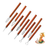 Maxbell Pottery Sculpting Tool Gift Food Garnishing for Clay Modeling Chef Household A