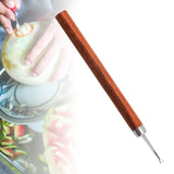 Maxbell Pottery Sculpting Tool Gift Food Garnishing for Clay Modeling Chef Household D