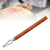 Maxbell Pottery Sculpting Tool Gift Food Garnishing for Clay Modeling Chef Household F