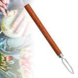 Maxbell Pottery Sculpting Tool Gift Food Garnishing for Clay Modeling Chef Household J