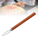Maxbell Pottery Sculpting Tool Gift Food Garnishing for Clay Modeling Chef Household J