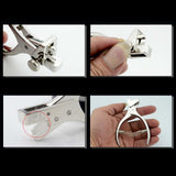 Maxbell Notch Punching Pliers Cutting Punch Tool for Leather Strap Labels DIY Crafts
