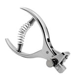 Maxbell Notch Punching Pliers Cutting Punch Tool for Leather Strap Labels DIY Crafts