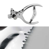 Maxbell Notch Punching Pliers Cutting Punch Tool for Leather Strap Labels DIY Crafts