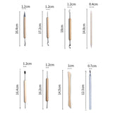 Maxbell 14Pcs Clay Tools DIY Drawing Embossing Pattern Scraping Clay Sculpting Tools