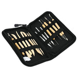 Maxbell 14Pcs Clay Tools DIY Drawing Embossing Pattern Scraping Clay Sculpting Tools