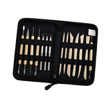 Maxbell 14Pcs Clay Tools DIY Drawing Embossing Pattern Scraping Clay Sculpting Tools