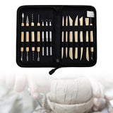 Maxbell 14Pcs Clay Tools DIY Drawing Embossing Pattern Scraping Clay Sculpting Tools