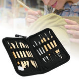 Maxbell 14Pcs Clay Tools DIY Drawing Embossing Pattern Scraping Clay Sculpting Tools