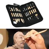Maxbell 14Pcs Clay Tools DIY Drawing Embossing Pattern Scraping Clay Sculpting Tools