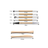 Maxbell 36Pcs Clay Tools Embossing Pattern DIY Drawing Modeling Clay Sculpting Tools