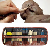 Maxbell 36Pcs Clay Tools Embossing Pattern DIY Drawing Modeling Clay Sculpting Tools
