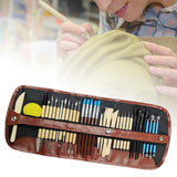 Maxbell 36Pcs Clay Tools Embossing Pattern DIY Drawing Modeling Clay Sculpting Tools