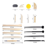Maxbell 19x Clay Tools DIY Engraving Smoothing Cutting Modeling Clay Sculpting Tools