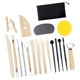 Maxbell 19x Clay Tools DIY Engraving Smoothing Cutting Modeling Clay Sculpting Tools