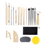 Maxbell 19x Clay Tools DIY Engraving Smoothing Cutting Modeling Clay Sculpting Tools