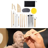Maxbell 19x Clay Tools DIY Engraving Smoothing Cutting Modeling Clay Sculpting Tools