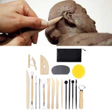 Maxbell 19x Clay Tools DIY Engraving Smoothing Cutting Modeling Clay Sculpting Tools