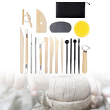 Maxbell 19x Clay Tools DIY Engraving Smoothing Cutting Modeling Clay Sculpting Tools