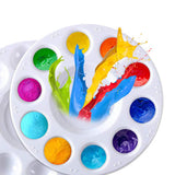 Maxbell 25Pcs Paint Brushes Palette Set Acrylic Watercolor Oil Painting Tool Writing