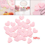 Maxbell 50 Pieces Food Sealing Clip Heart Shape Binder Clips for Kitchen Home Office