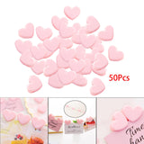 Maxbell 50 Pieces Food Sealing Clip Heart Shape Binder Clips for Kitchen Home Office