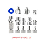 Maxbell 13 Pieces Airbrush Adaptor Set Durable Airbrush Disconnect Fitting Connector