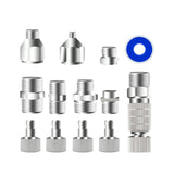 Maxbell 13 Pieces Airbrush Adaptor Set Durable Airbrush Disconnect Fitting Connector