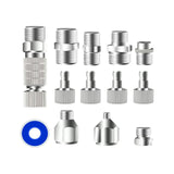 Maxbell 13 Pieces Airbrush Adaptor Set Durable Airbrush Disconnect Fitting Connector