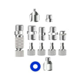 Maxbell 13 Pieces Airbrush Adaptor Set Durable Airbrush Disconnect Fitting Connector