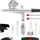 Maxbell Mini Airbrush Set Accessories Spray Pump for Nail Art Model Painting Leather