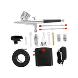 Maxbell Mini Airbrush Set Air Pump for Furniture Repair Model Coloring Leather