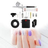 Maxbell Mini Airbrush Set Air Pump for Furniture Repair Model Coloring Leather