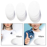 Maxbell 100 Pieces Button Badge Blank Paper Round Blank Card for Button Badge Making 37mm