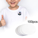 Maxbell 100 Pieces Button Badge Blank Paper Round Blank Card for Button Badge Making 37mm