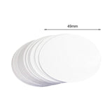 Maxbell 100 Pieces Button Badge Blank Paper Round Blank Card for Button Badge Making 37mm