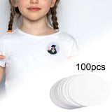 Maxbell 100 Pieces Button Badge Blank Paper Round Blank Card for Button Badge Making 44mm