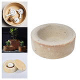 Maxbell High Temperature Saggar Convenient Ceramic Art Tool for Crafts Making Plates 16.7cmx5.5cm