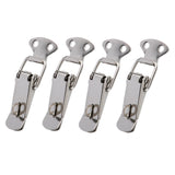Maxbell 4 Pieces Spring Toggle Latch Mini Stainless Steel for Furniture Indoor Boxes S