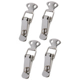 Maxbell 4 Pieces Spring Toggle Latch Mini Stainless Steel for Furniture Indoor Boxes S