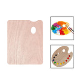 Maxbell Wood Painting Palette Board Beginners DIY Watercolor Paint Color Mixing Tray Square 30x40cm