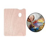 Maxbell Wood Painting Palette Board Beginners DIY Watercolor Paint Color Mixing Tray Square 30x40cm