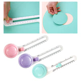 Maxbell Cutter Craft Circle Cutter Circular Paper Cutter Paper Trimmer Scrapbooking Pink
