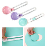 Maxbell Cutter Craft Circle Cutter Circular Paper Cutter Paper Trimmer Scrapbooking Pink
