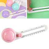 Maxbell Cutter Craft Circle Cutter Circular Paper Cutter Paper Trimmer Scrapbooking Pink
