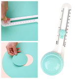 Maxbell Cutter Craft Circle Cutter Circular Paper Cutter Paper Trimmer Scrapbooking Green