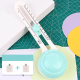 Maxbell Cutter Craft Circle Cutter Circular Paper Cutter Paper Trimmer Scrapbooking Green
