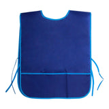 Maxbell Toddlers Weaning Feeding Apron Comfortable Art Apron for Baby Boys Girls Kids Blue