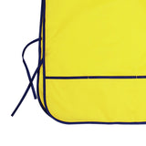 Maxbell Toddlers Weaning Feeding Apron Comfortable Art Apron for Baby Boys Girls Kids Yellow